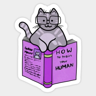 Cat author Sticker